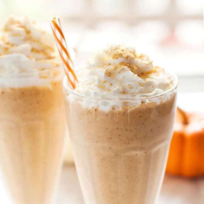 Pumpkin pie milkshake