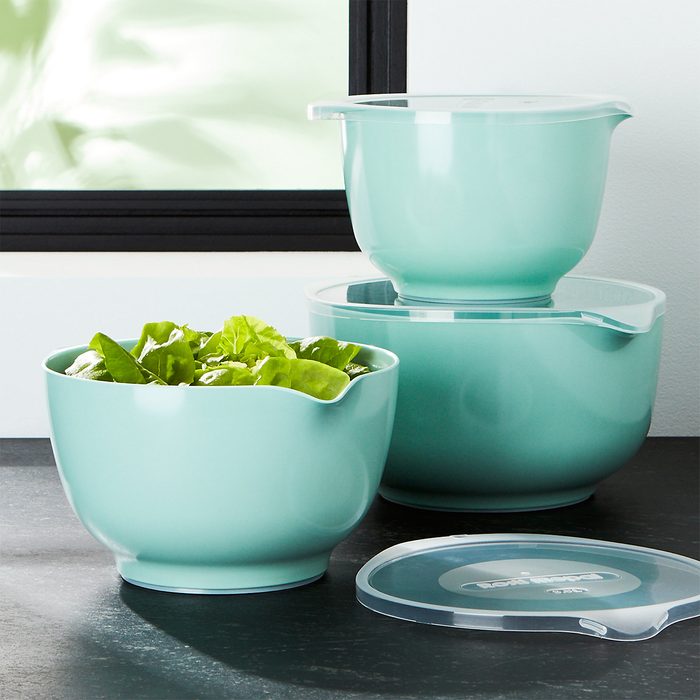 Rosti Retro Green Melamine Mixing Bowls