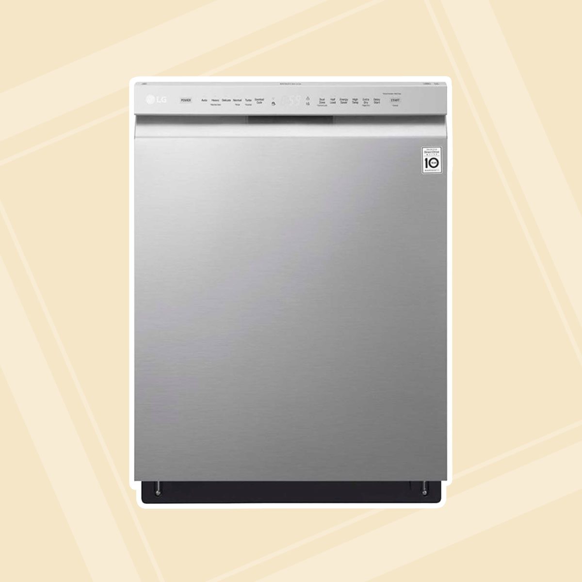 LG 24" Front Control Built-In Dishwasher with QuadWash and Stainless Steel Tub