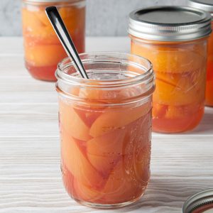 Canned Nectarines in Honey Syrup