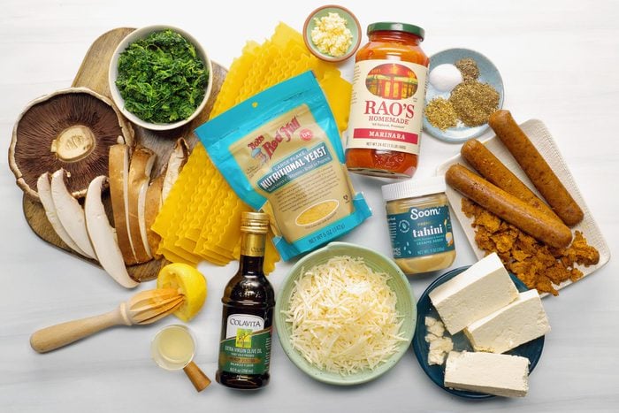 ingredients for Vegan Lasagna