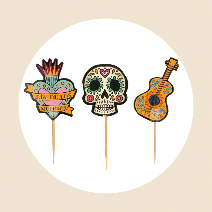 Day Of The Dead Treat Toppers Ecomm Via Michaels.com