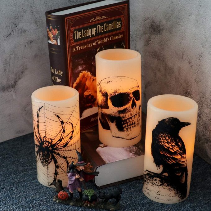 Eldnacele Halloween Flickering Candles Ecomm Via Amazon.com