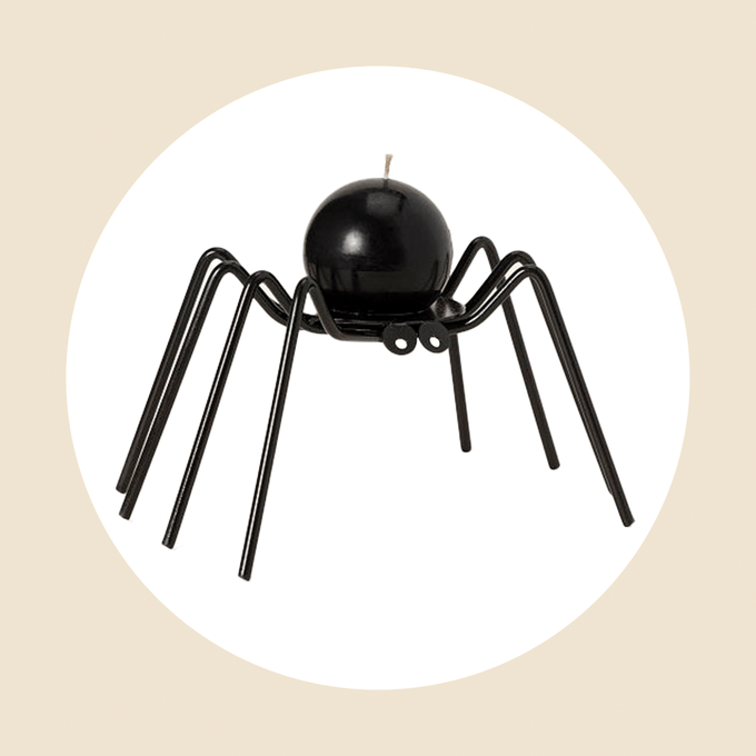 Spider Candle And Holder Ecomm Via Uncommongoods.com