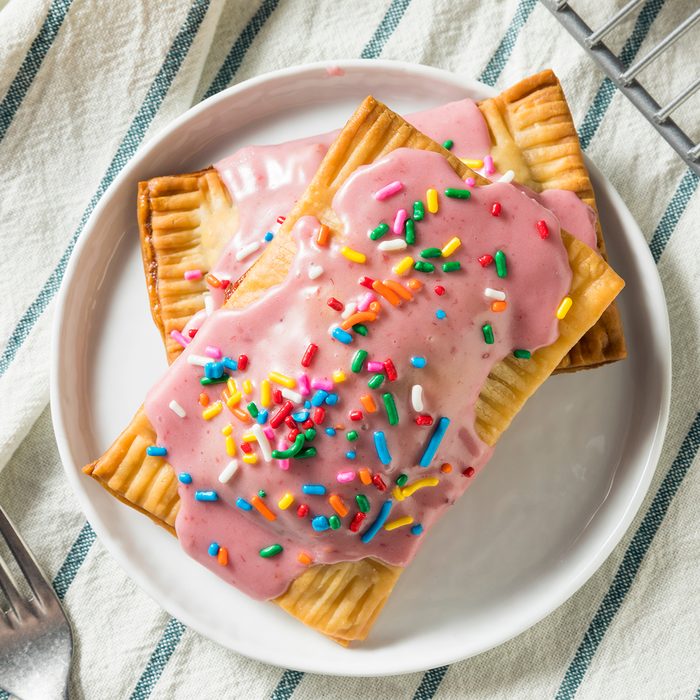 Sweet Homemade Strawberry Toaster Pastries with Sprinkles