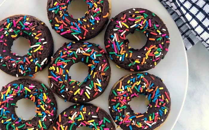 Baked vegan donuts