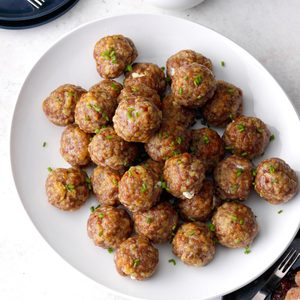 Fig and Goat Cheese Meatballs