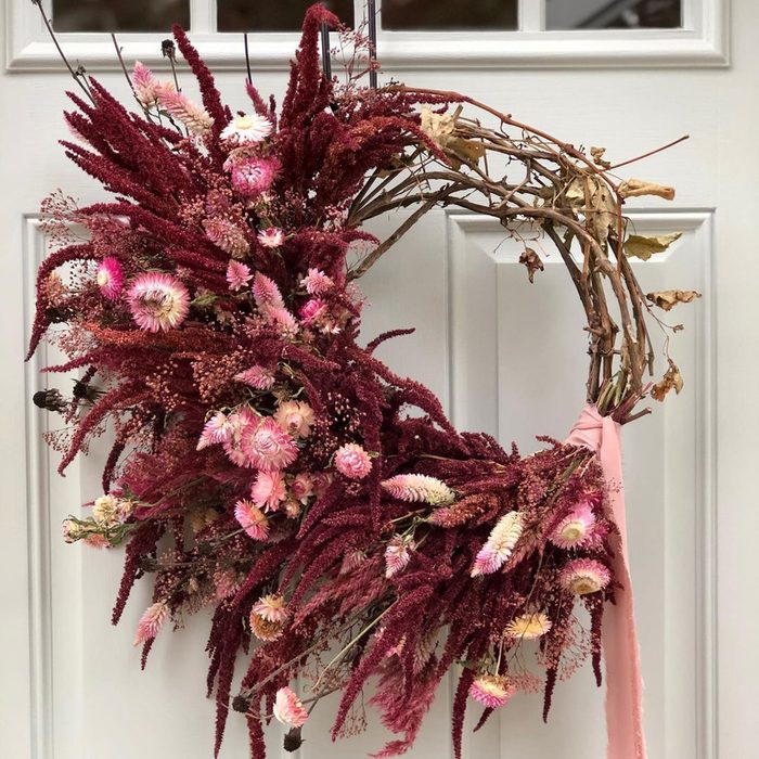 Moody Dried Flower Wreath