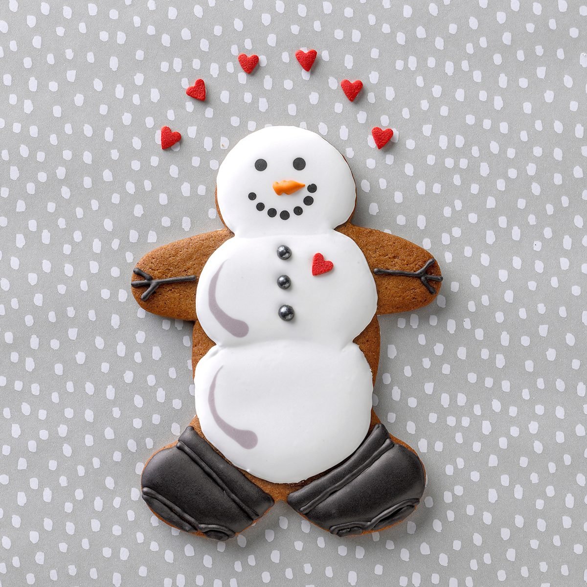 snow man cookies