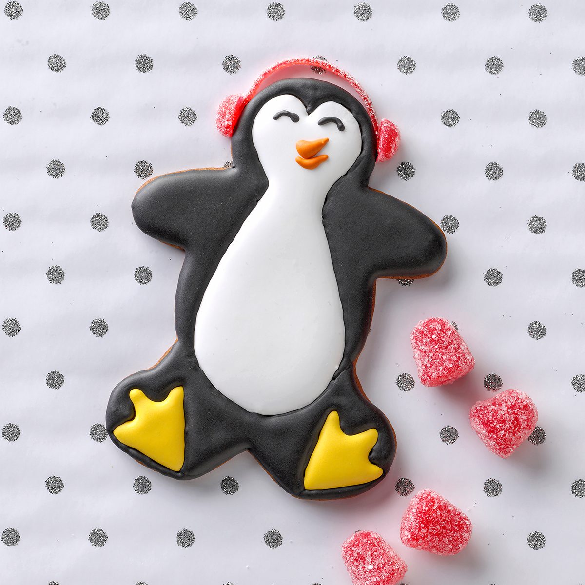 penguin cookie christmas ginger bread