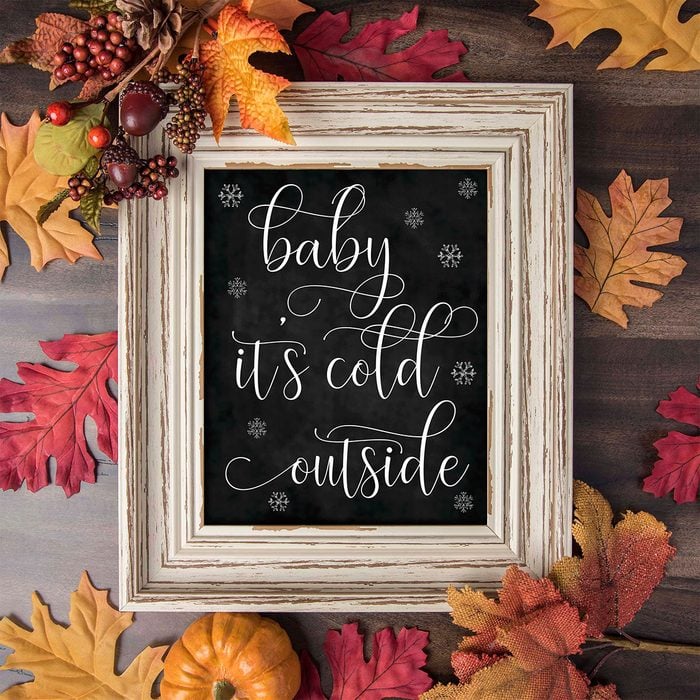 Baby It's Cold Outside Print, Hot Chocolate Bar Sign, Baby It's Cold Outside Sign, Hot Chocolate Bar, Hot Cocoa Party