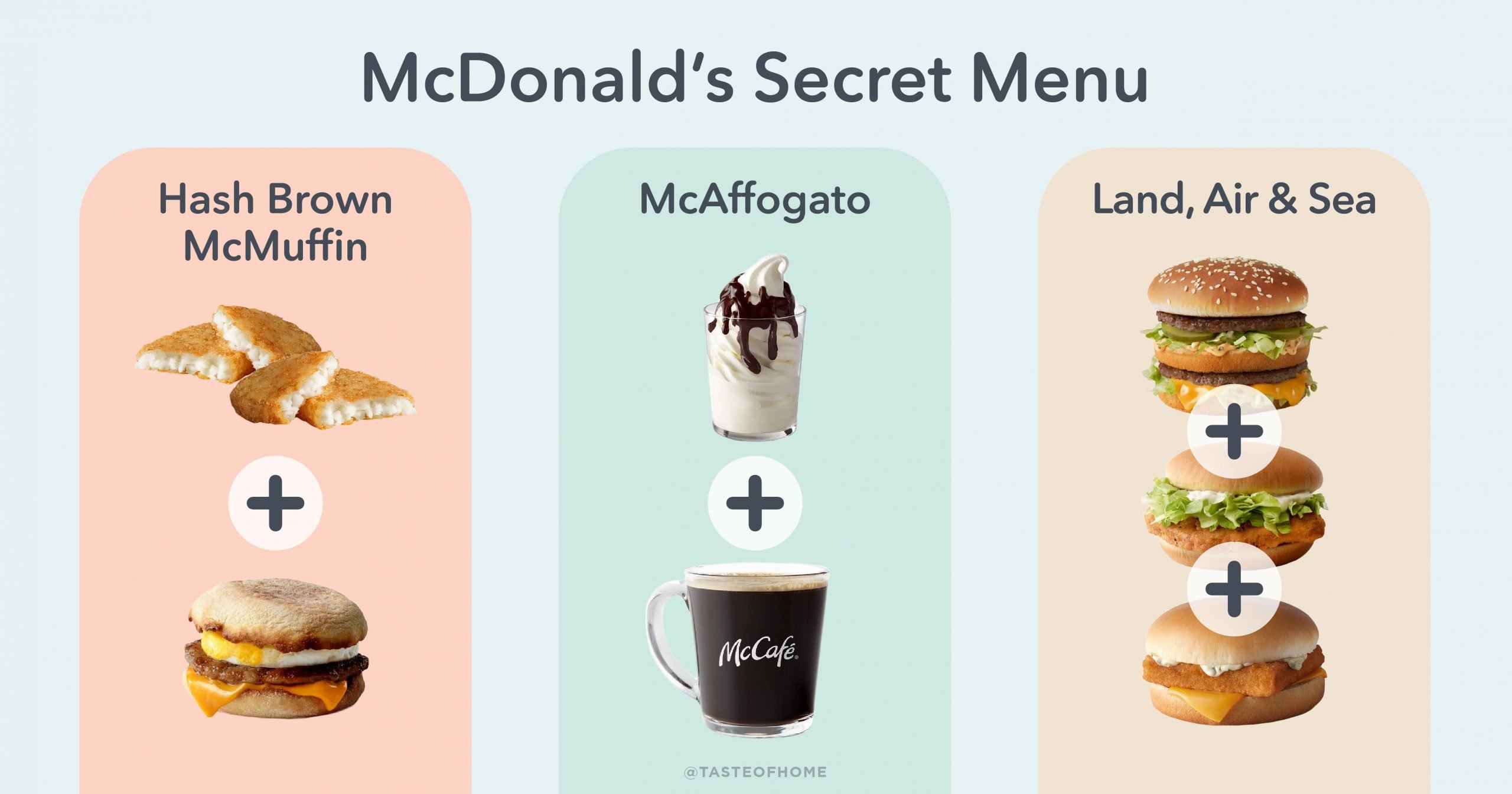 What's on the secret menu at McDonald's?