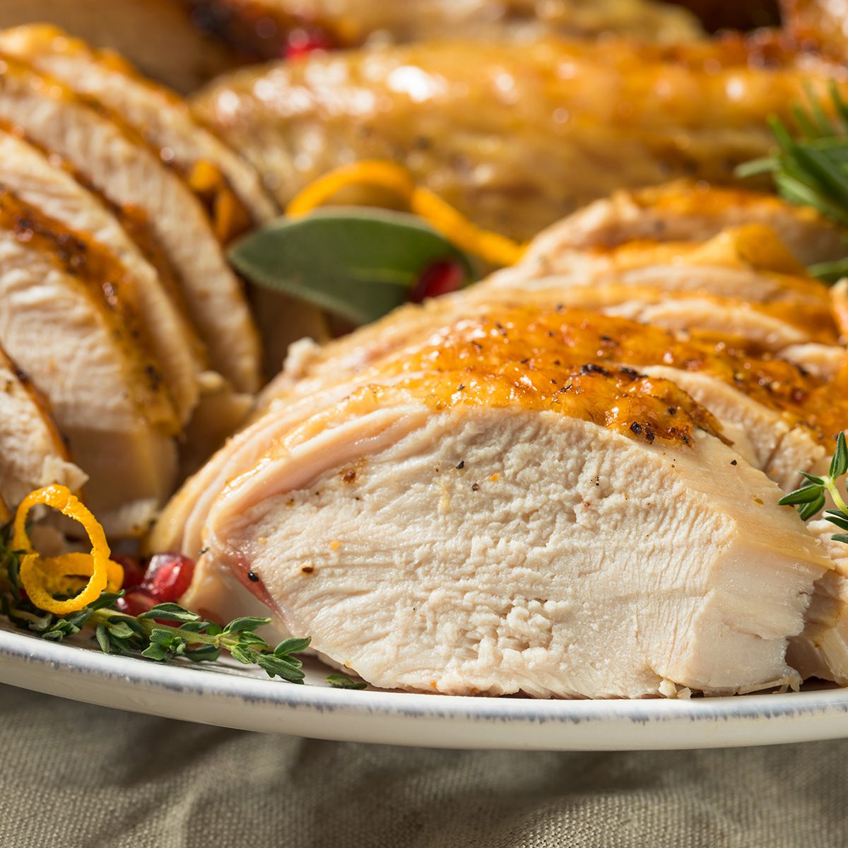 Roasted Cut Up Turkey Platter For Thanksgiving with All the Sides; Shutterstock ID 1207094152; Job (TFH, TOH, RD, BNB, CWM, CM): TOH