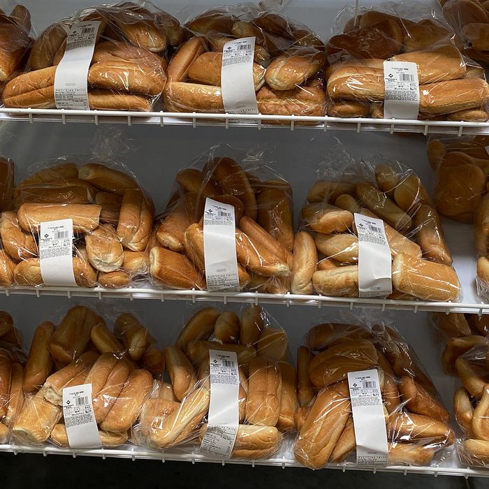 Orlando,FL/USA -10/4/19: Bread, rolls, and buns on the baked goods aisle of a Sams Club grocery store with fresh breads ready to be purchased by consumers.; Shutterstock ID 1522390964; Job (TFH, TOH, RD, BNB, CWM, CM): TOH