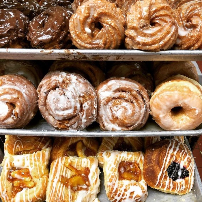 donutes and pastries from Webers Bakery in Illinois