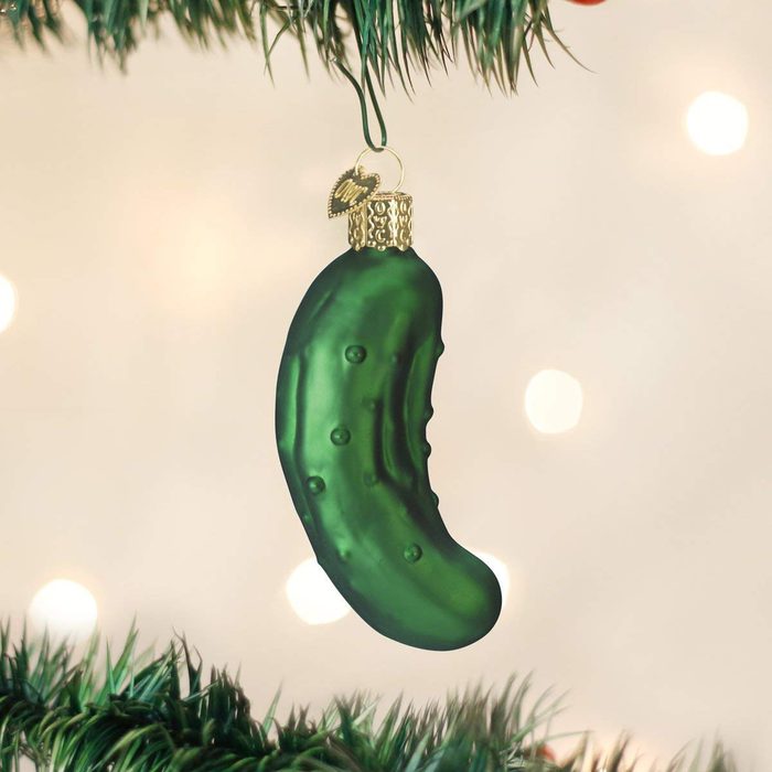 Old World Christmas Ornaments: Pickle Glass Blown Ornaments for Christmas Tree