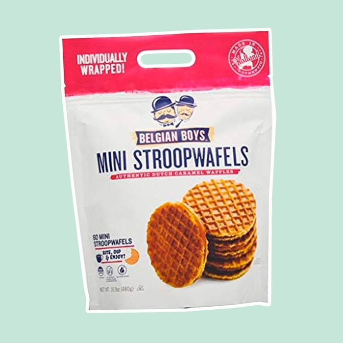 Belgian Boys Mini Stroopwafels 60 Count Authentic Dutch Caramel Waffles
