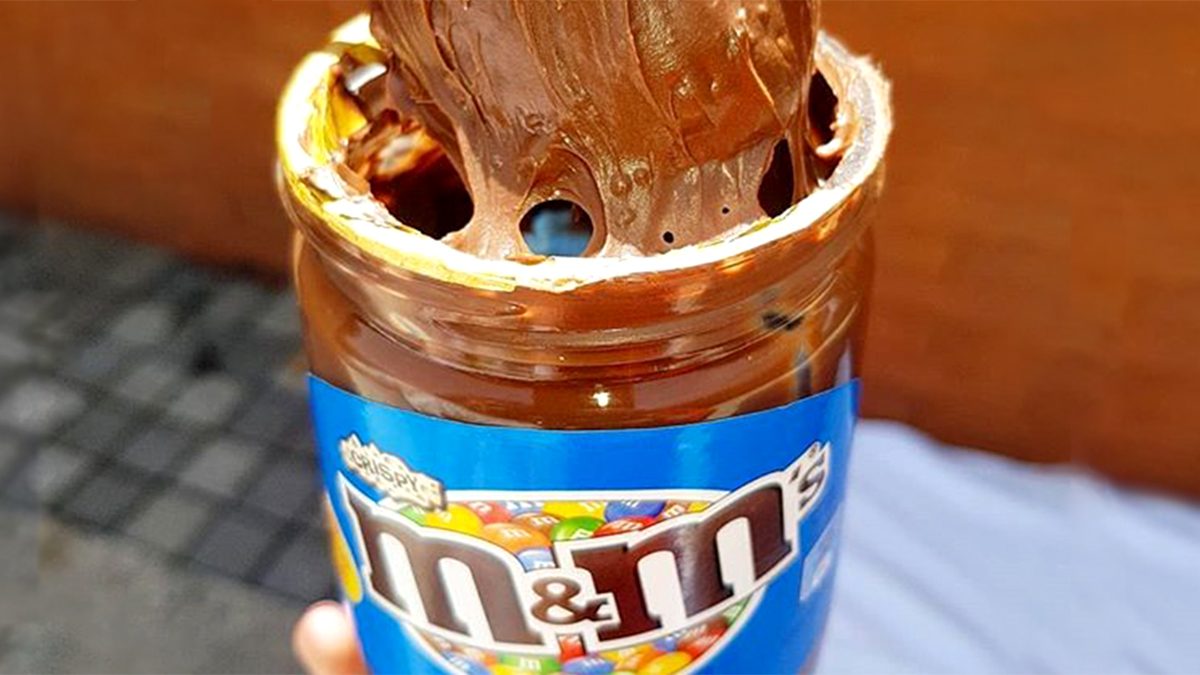 m&m peanut butter spread