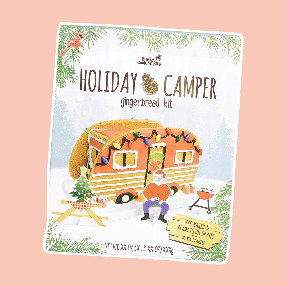 Holiday Camper Gingerbread Kit
