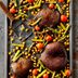 Portobello and Chickpea Sheet-Pan Supper