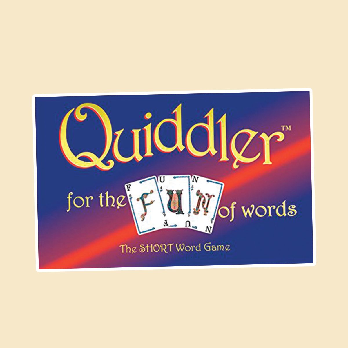 Quiddler Word Game