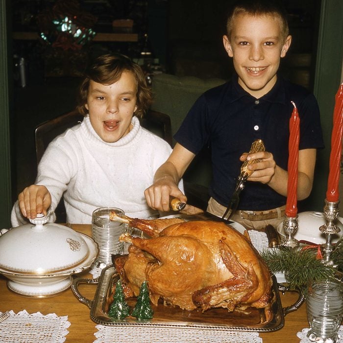 This was taken by my parents at Christmas 1957 at our home in DeWitt New York. It is of my sister Helen and myself when I was 9 and my sister was 13. We always had a wonderful Christmas and topped it with mom's cooked turkey dinner. Dad took over carving the turkey.