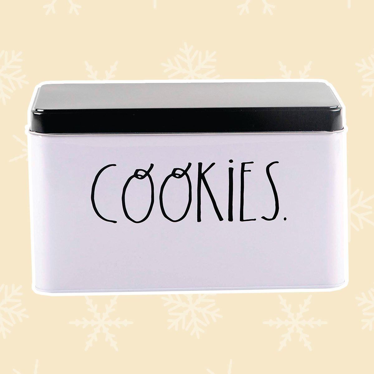 Rae Dunn Tin Storage Box (Cookies)