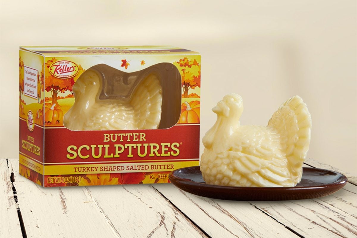 Large Turkey Butter Mold 