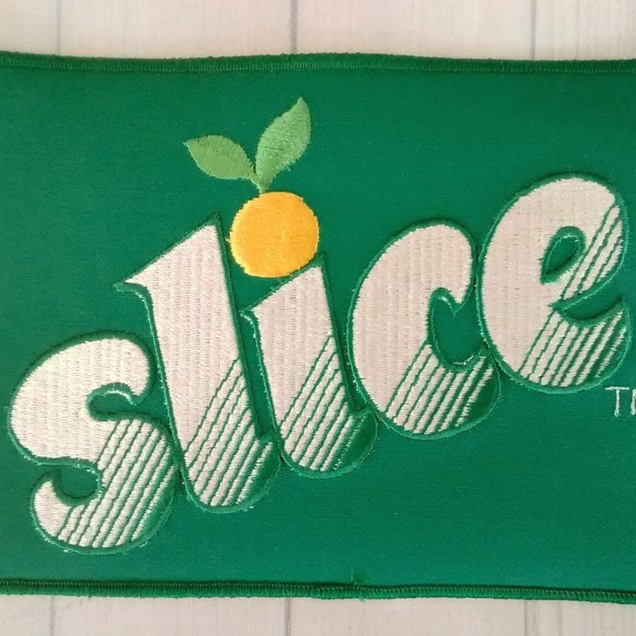 HUGE Genuine Vintage Pepsi Slice Patch 8.5" x 6", Fruit Flavored Soft Drink, Pepsi Uniform Applique, Soda Pop Collectible