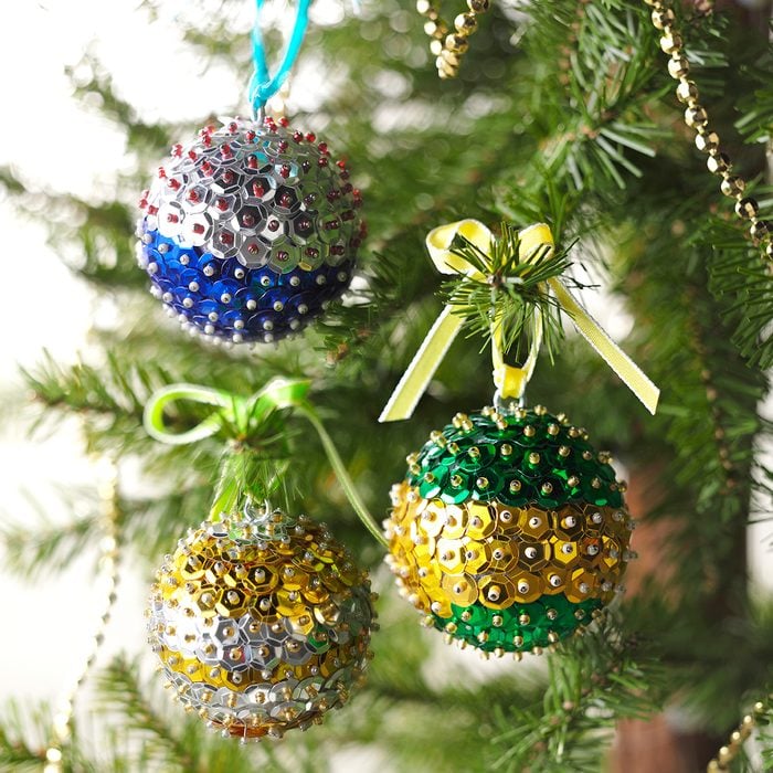 Beaded Sequin Ornaments