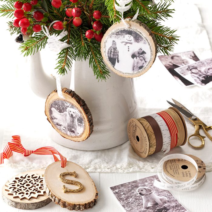 Wooden Photo Ornaments