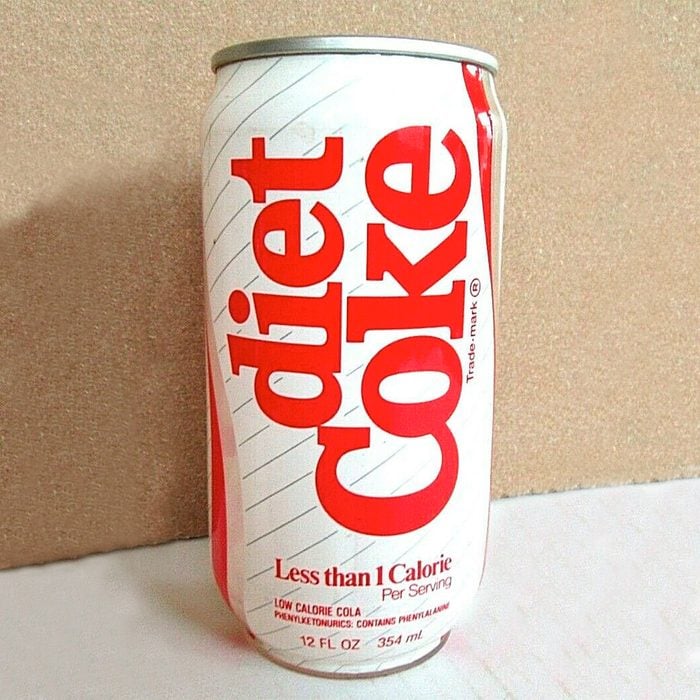 1980's PLASTIC CAN Diet Coke Coca Cola Pull Tab Soda Can Columbus, GA