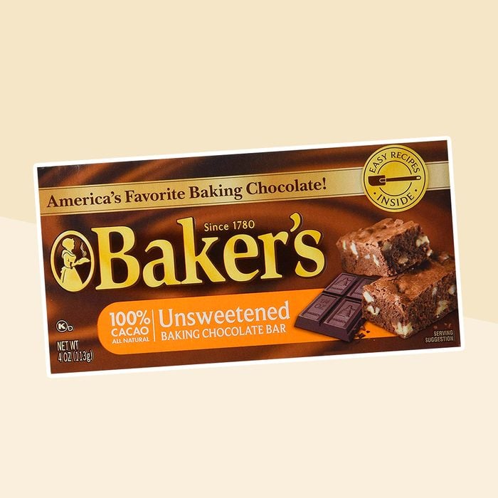 Baker's Unsweetened Baking Chocolate Bar, 4 Oz (Pack of 4)