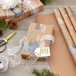 Hallmark Holiday Sustainable Kraft Gift Wrap