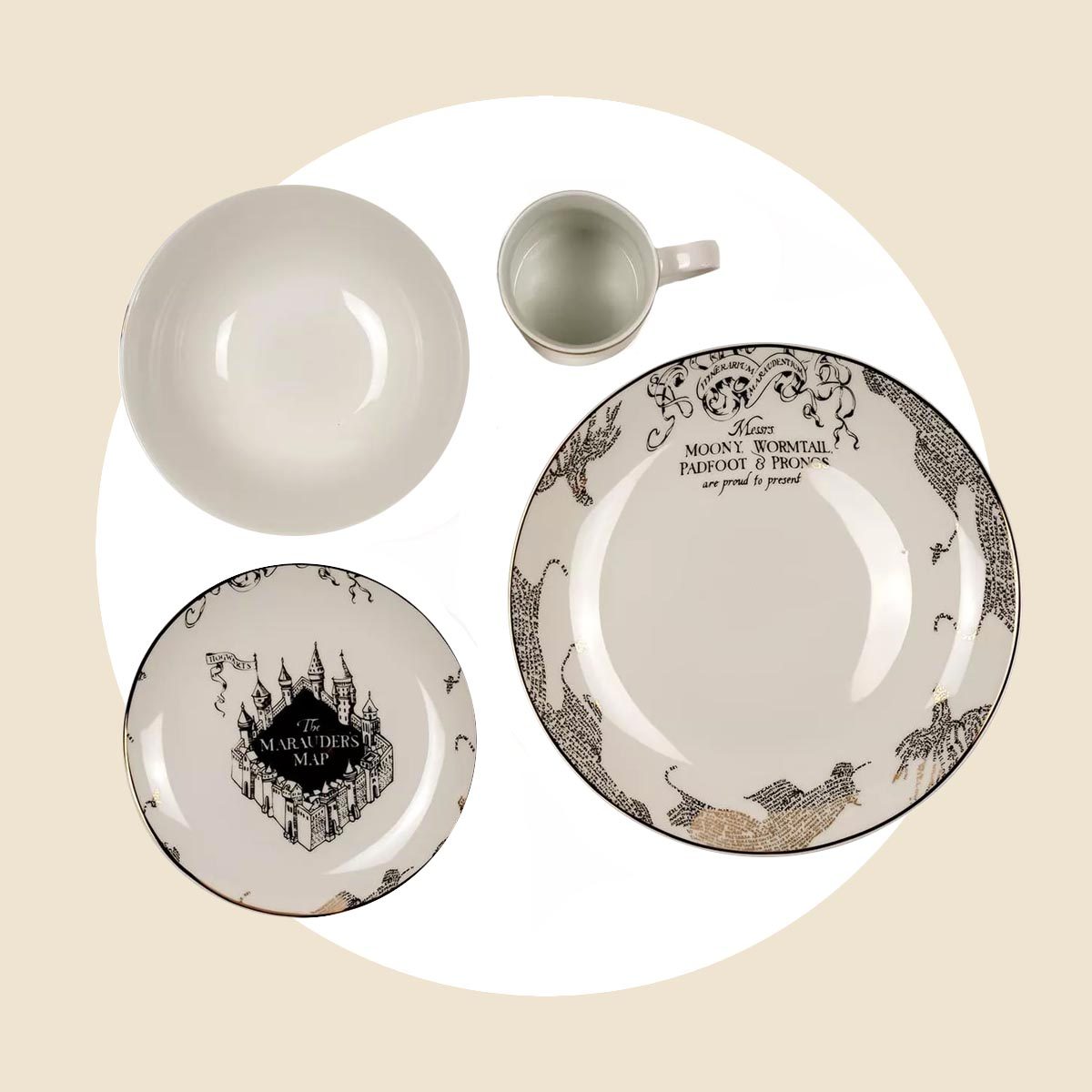 Plate set Harry Potter Universe from our Harry Potter collection