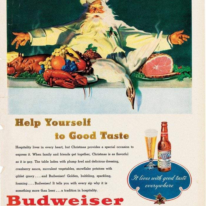 vintage budweiser ad