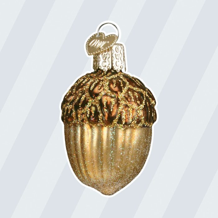 Old World Christmas Glass Blown Ornaments for Christmas Tree Acorn