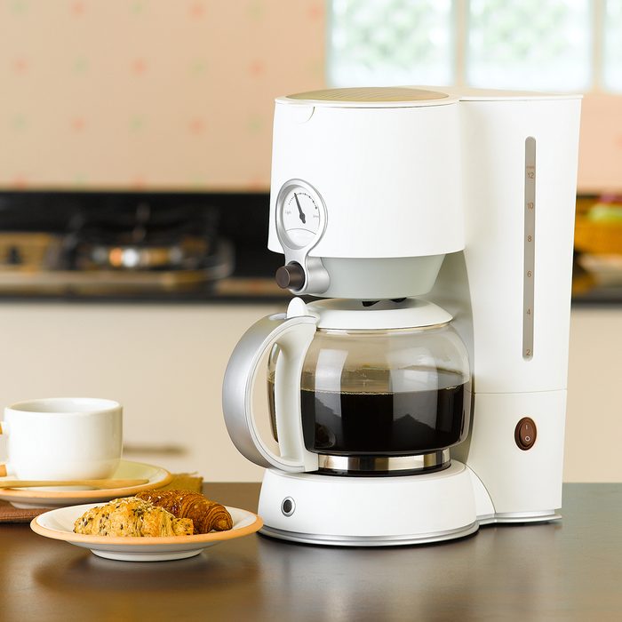 Enjoy your breakfast or coffee break with coffee maker and boiler machine