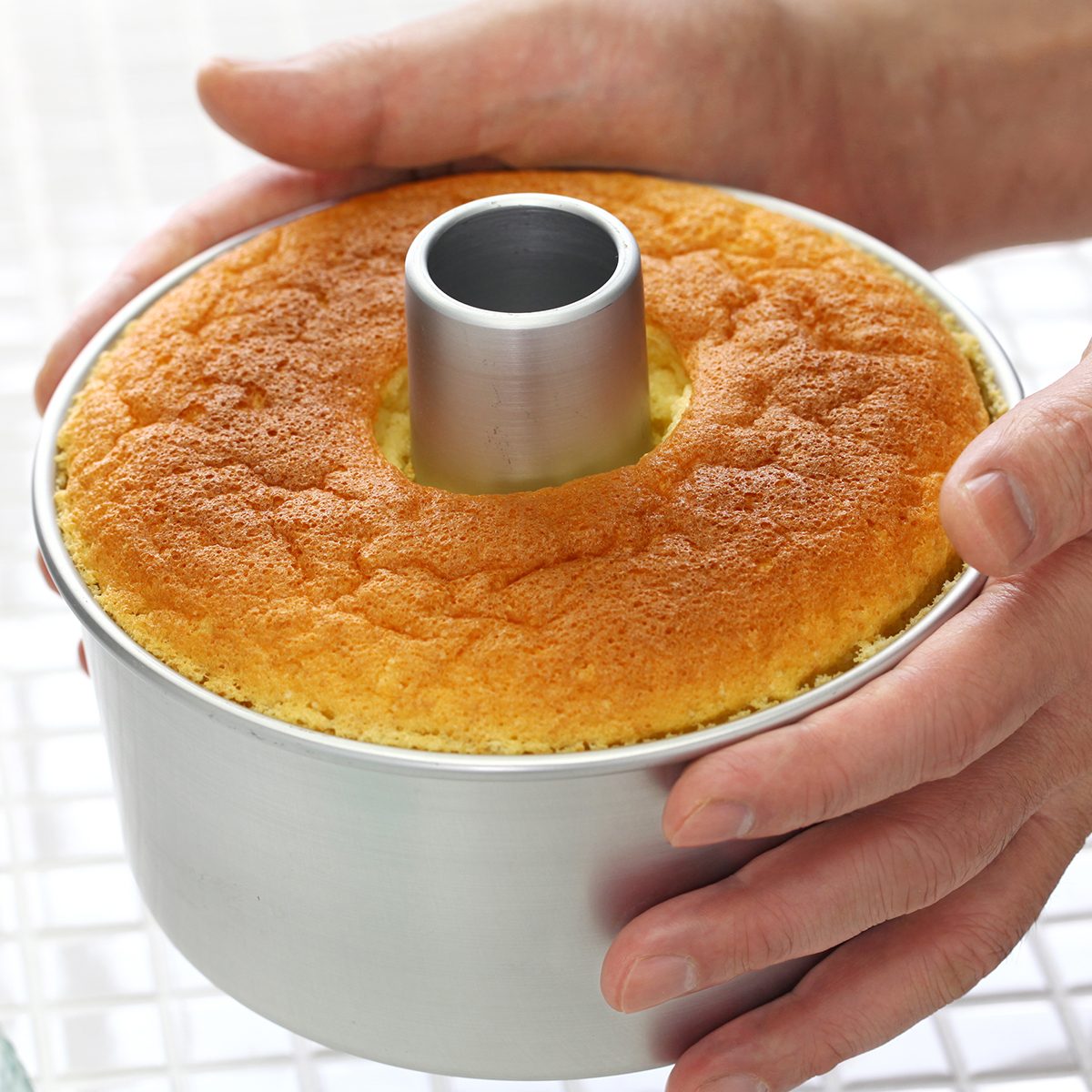 cream of tartar homemade orange chiffon cake cooking, cooling process; Shutterstock ID 1277083294; Job (TFH, TOH, RD, BNB, CWM, CM): TOH