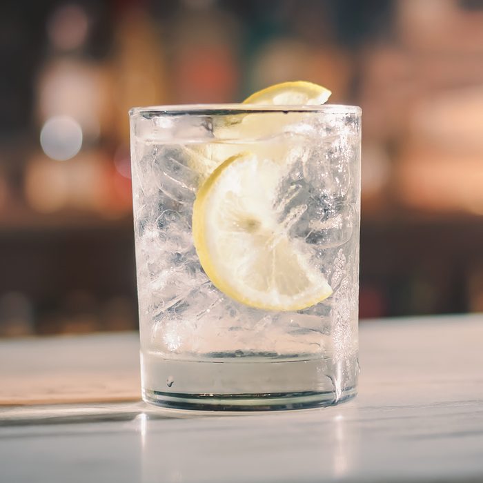 Vodka and soda cocktail on bar counter.; Shutterstock ID 510131686; Job (TFH, TOH, RD, BNB, CWM, CM): TOH