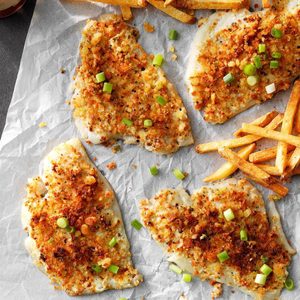 Air-Fryer Crumb-Topped Sole