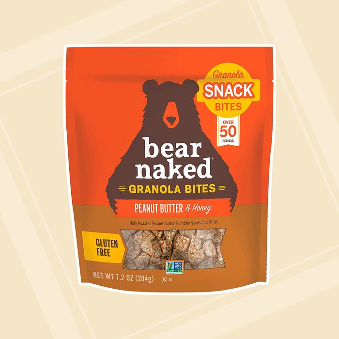 Bear Naked Peanut Butter & Honey Granola Bites - Gluten Free, Non-GMO, Kosher, Vegetarian Friendly - 7.2 Oz