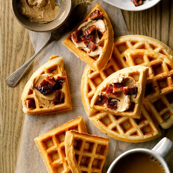 Coffee Butter Waffles