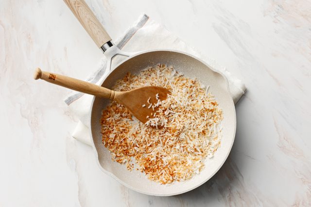 toasted coconut from the stovetop