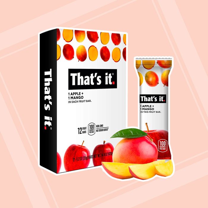 That's it. Apple + Mango 100% Natural Real Fruit Bar