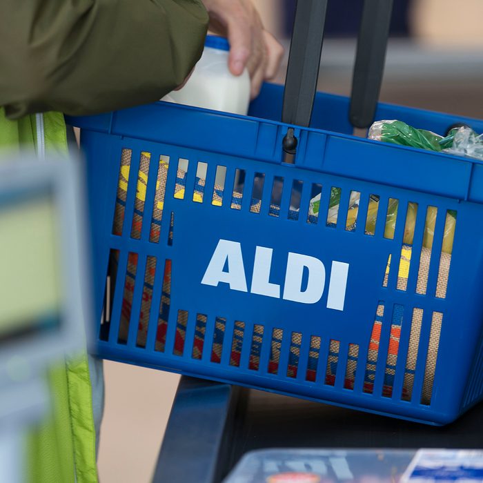 CARDIFF, UNITED KINGDOM - AUGUST 30: Aldi branding seen in an Aldi supermarket on August 30, 2018 in Cardiff, United Kingdom. (Photo by Matthew Horwood/Getty Images)