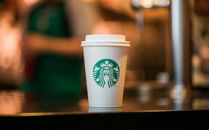 Starbucks cup photographed on Friday, March 16, 2018. (Joshua Trujillo, Starbucks)