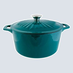 Taste of Home 5-quart Enameled Cast Iron Dutch Oven with Lid