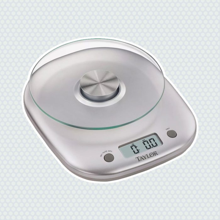 Taylor Digital 11lb Glass Top Food Scale - Silver