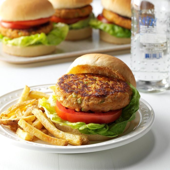 AirFryer Tuna Burgers Recipe Taste of Home
